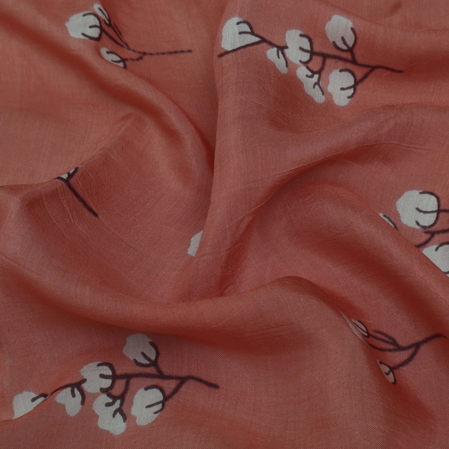 Colored Muslin Print Fabric