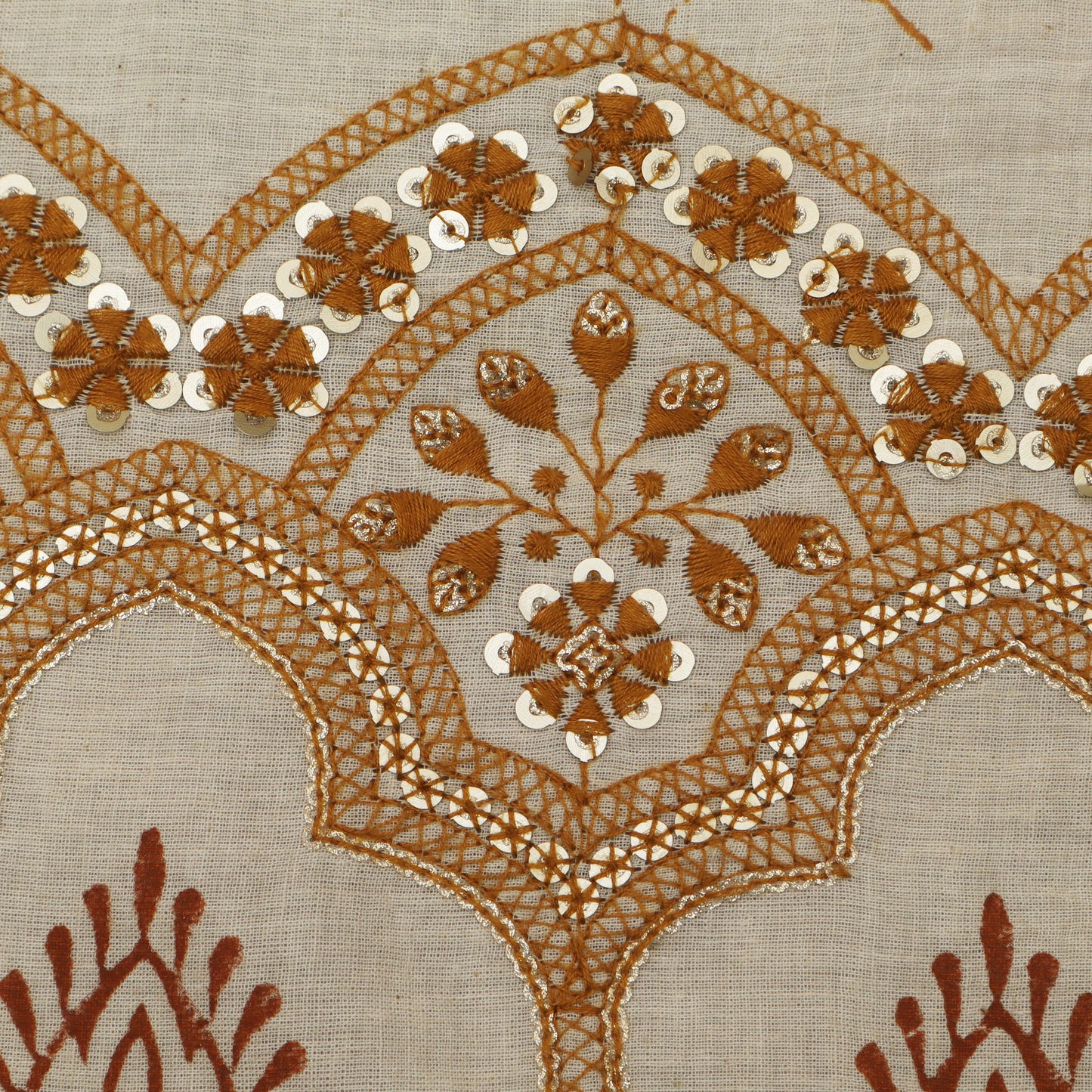 Colored Cotton Embroidery Fabric