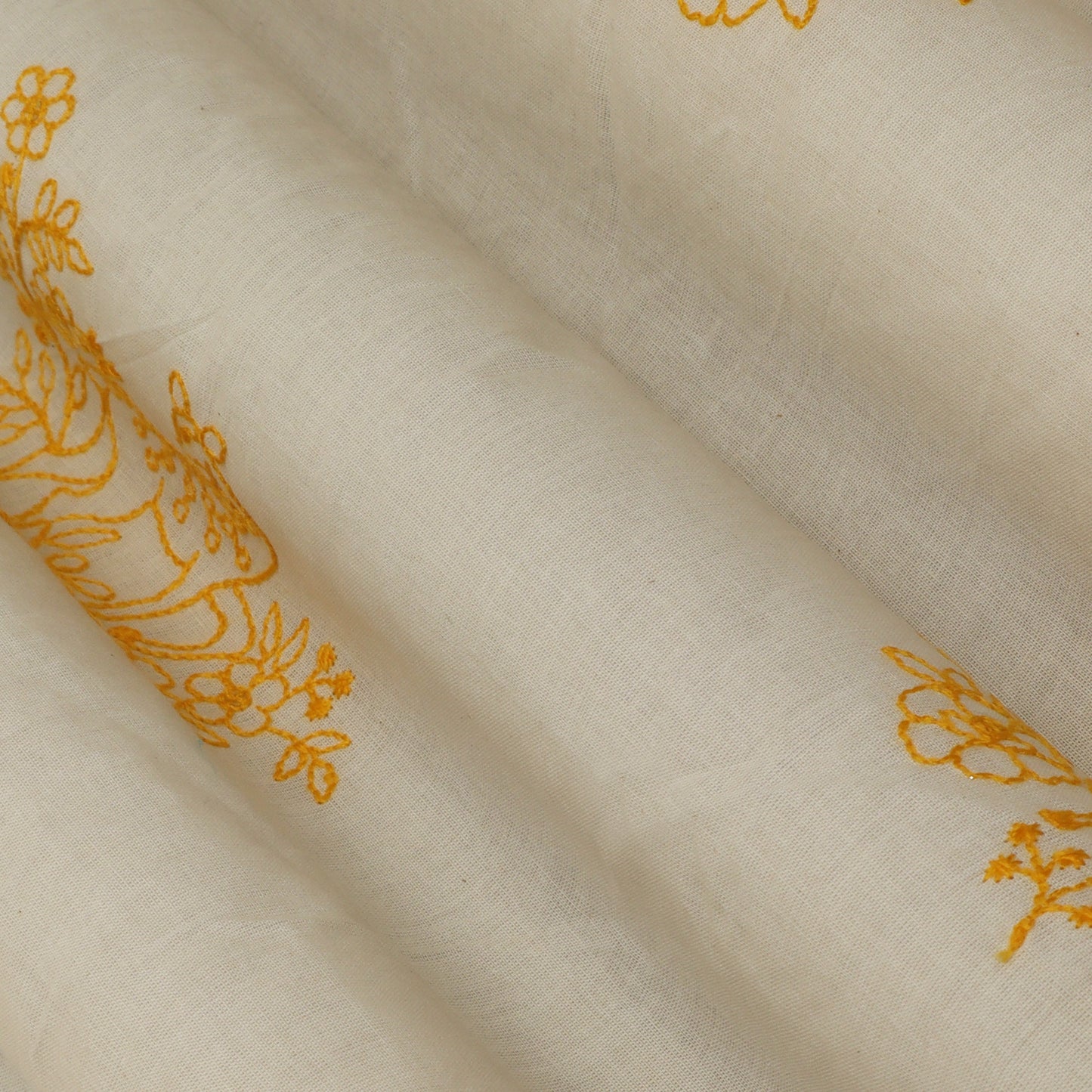 Colored Cotton Embroidery Fabric