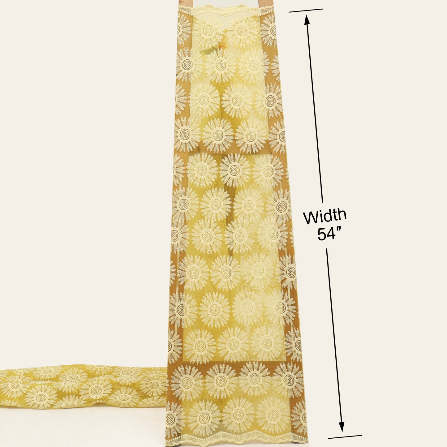 Organza Embroidery Fabric