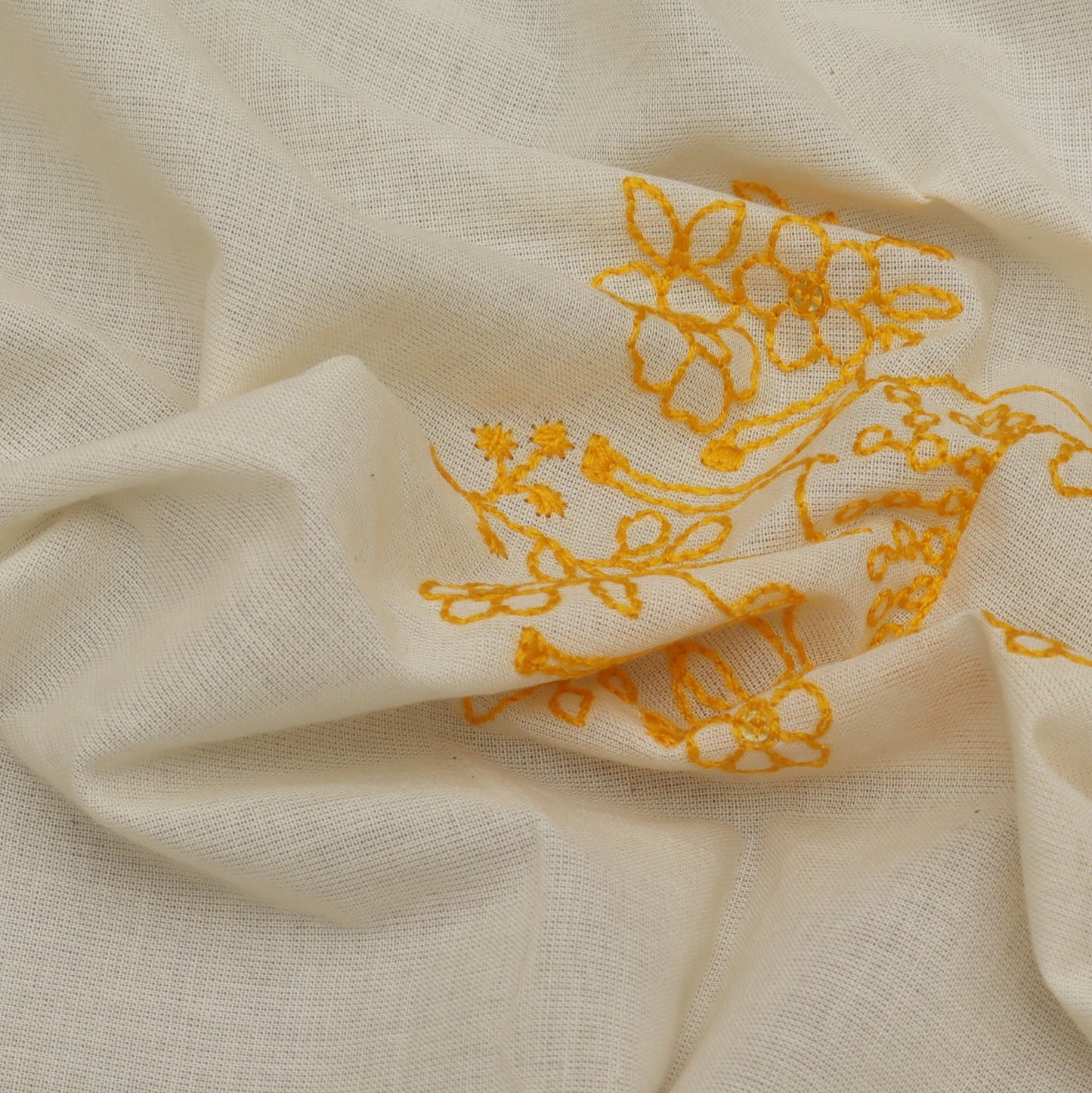 Colored Cotton Embroidery Fabric