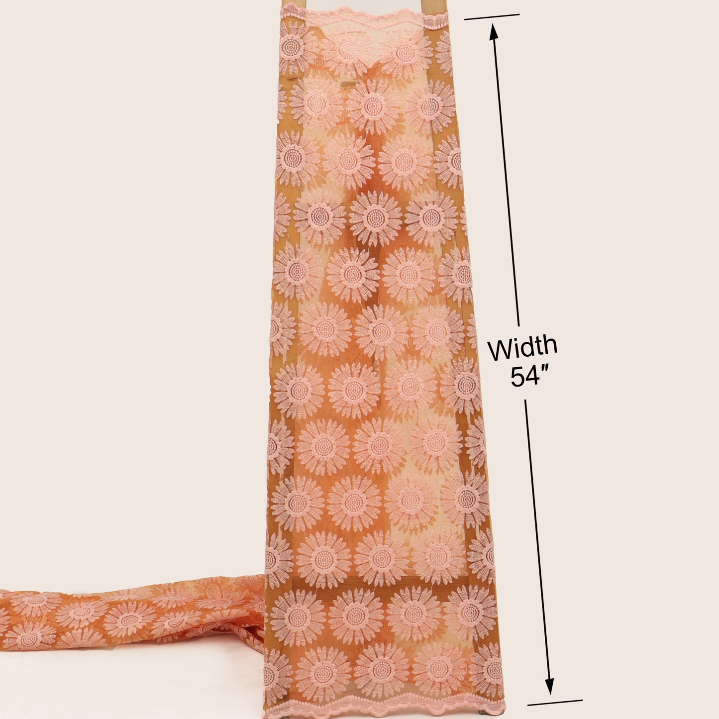Organza Embroidery Fabric