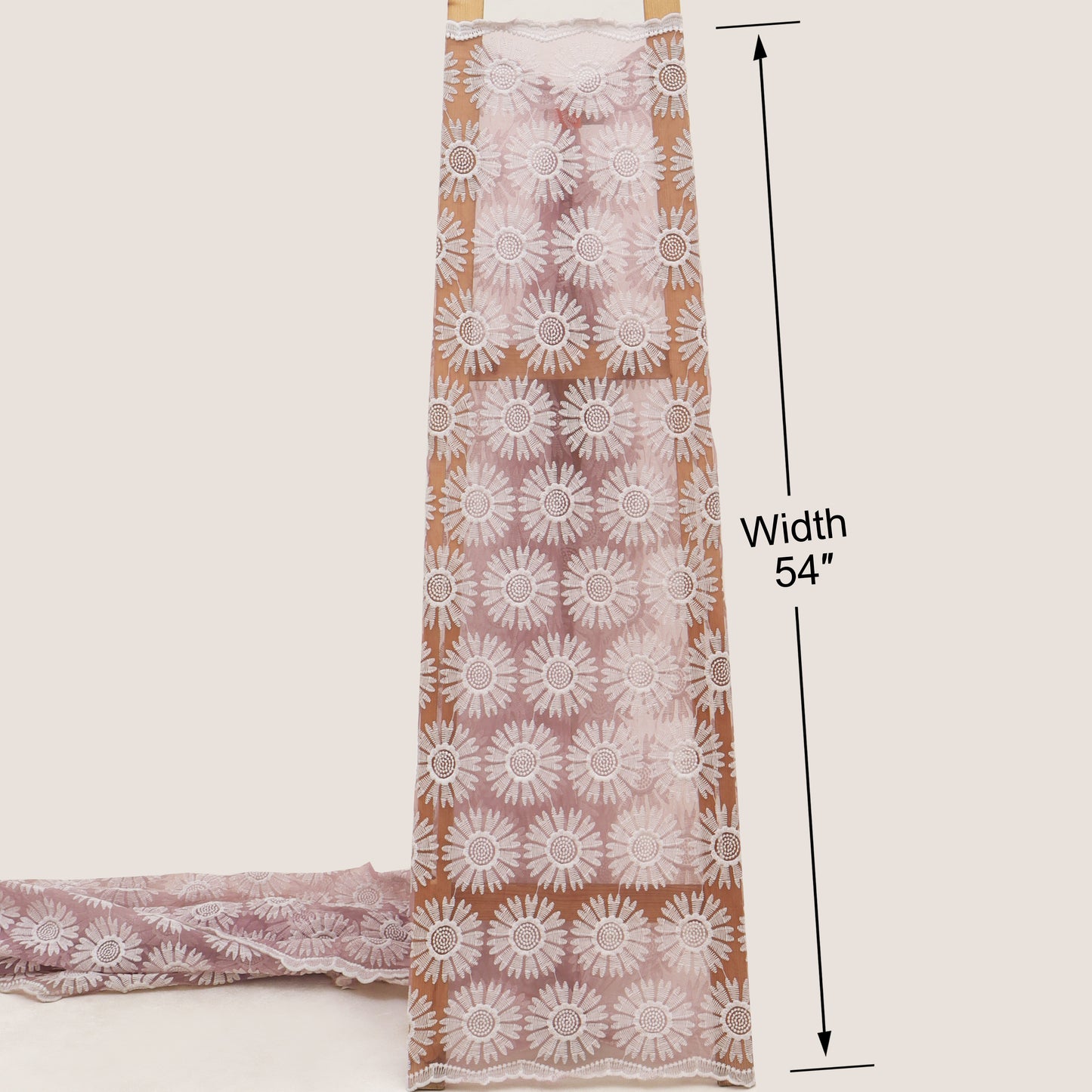Organza Embroidery Fabric