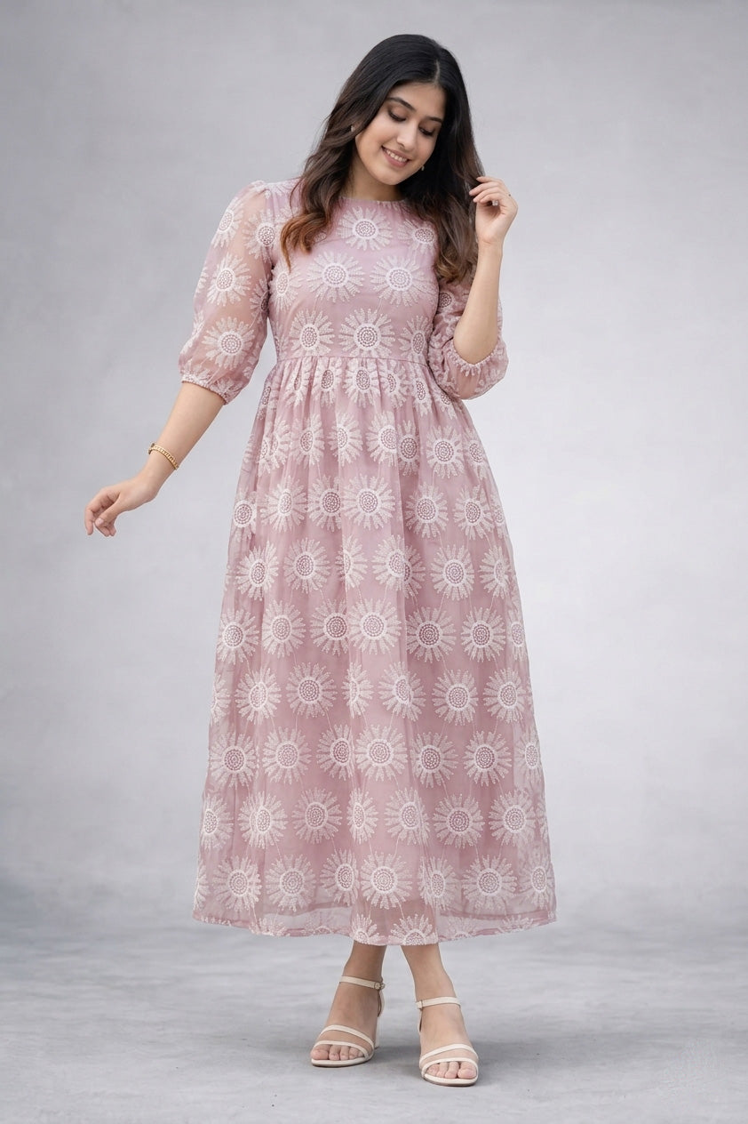 Organza Embroidery Fabric