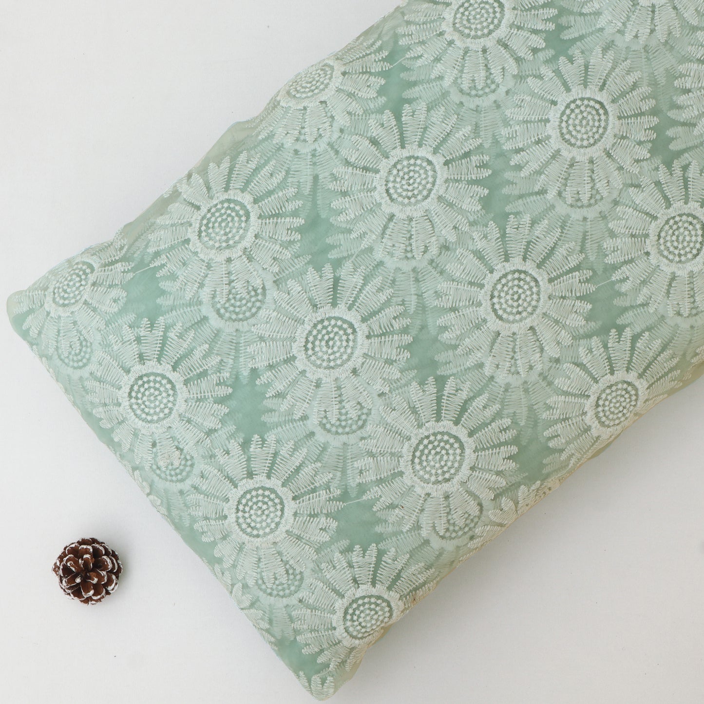 Organza Embroidery Fabric
