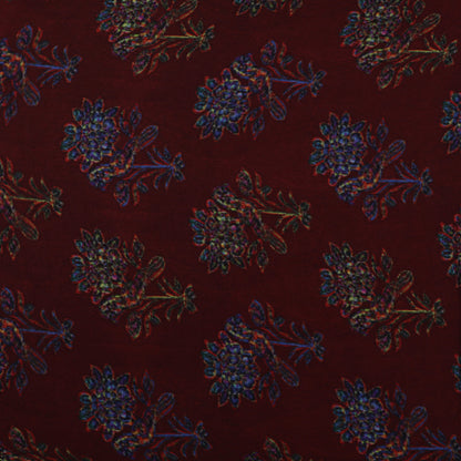 Multi Color Modal Satin Print Fabric