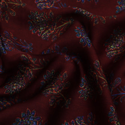 Multi Color Modal Satin Print Fabric