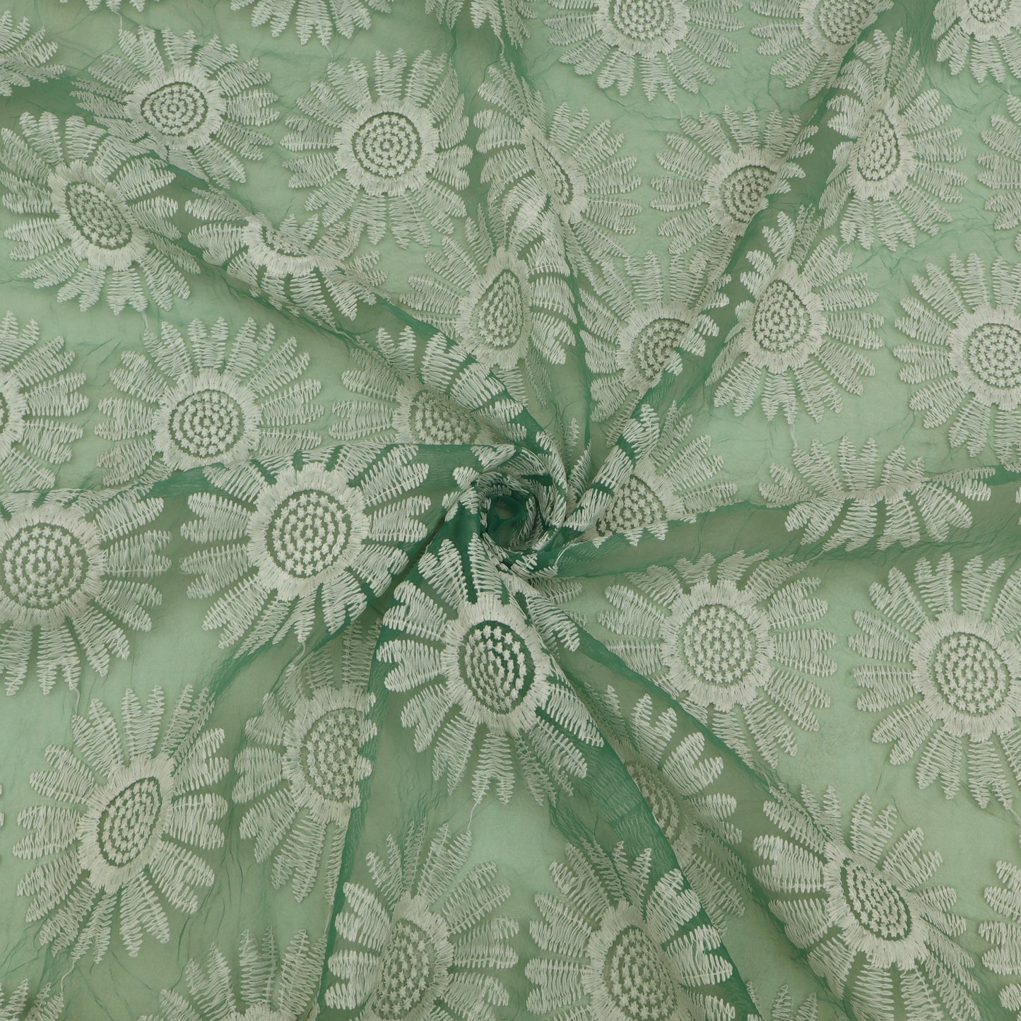 Organza Embroidery Fabric