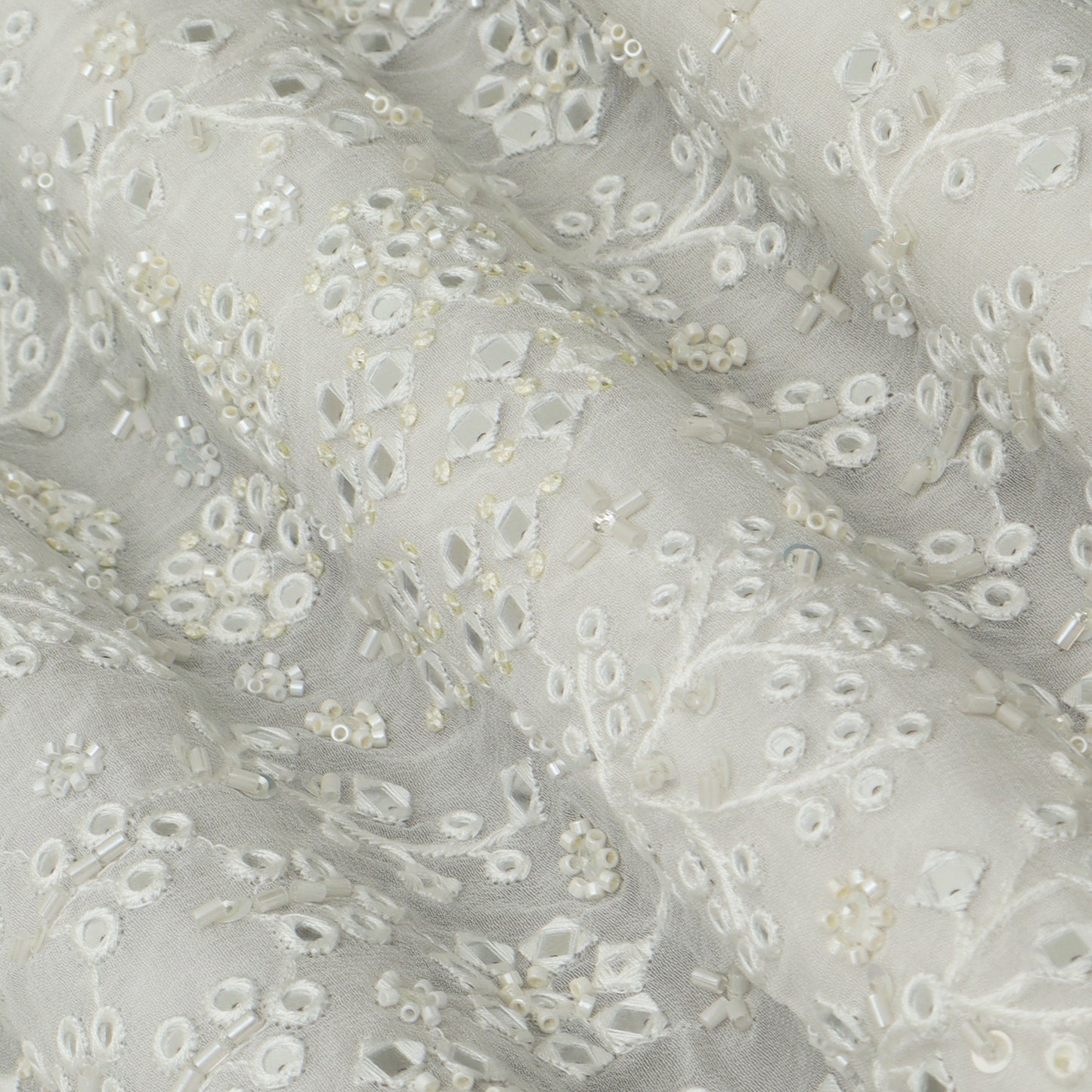 Georgette Embroidery Fabric