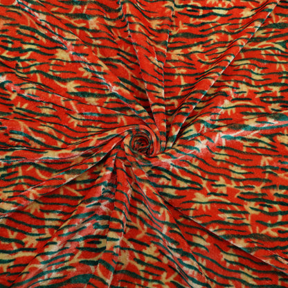 Pure Velvet Print Fabric