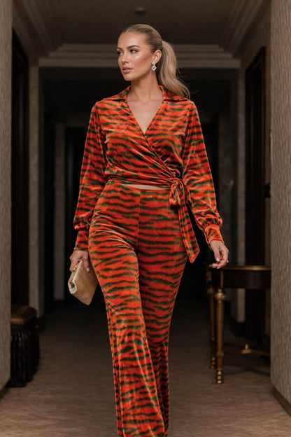 Pure Velvet Print Fabric