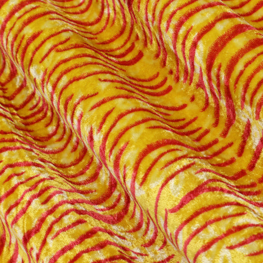 Pure Velvet Print Fabric