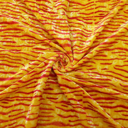 Pure Velvet Print Fabric