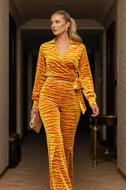 Pure Velvet Print Fabric