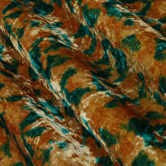 Pure Velvet Print Fabric,