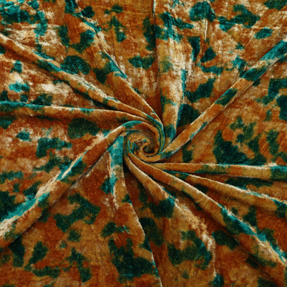 Pure Velvet Print Fabric,