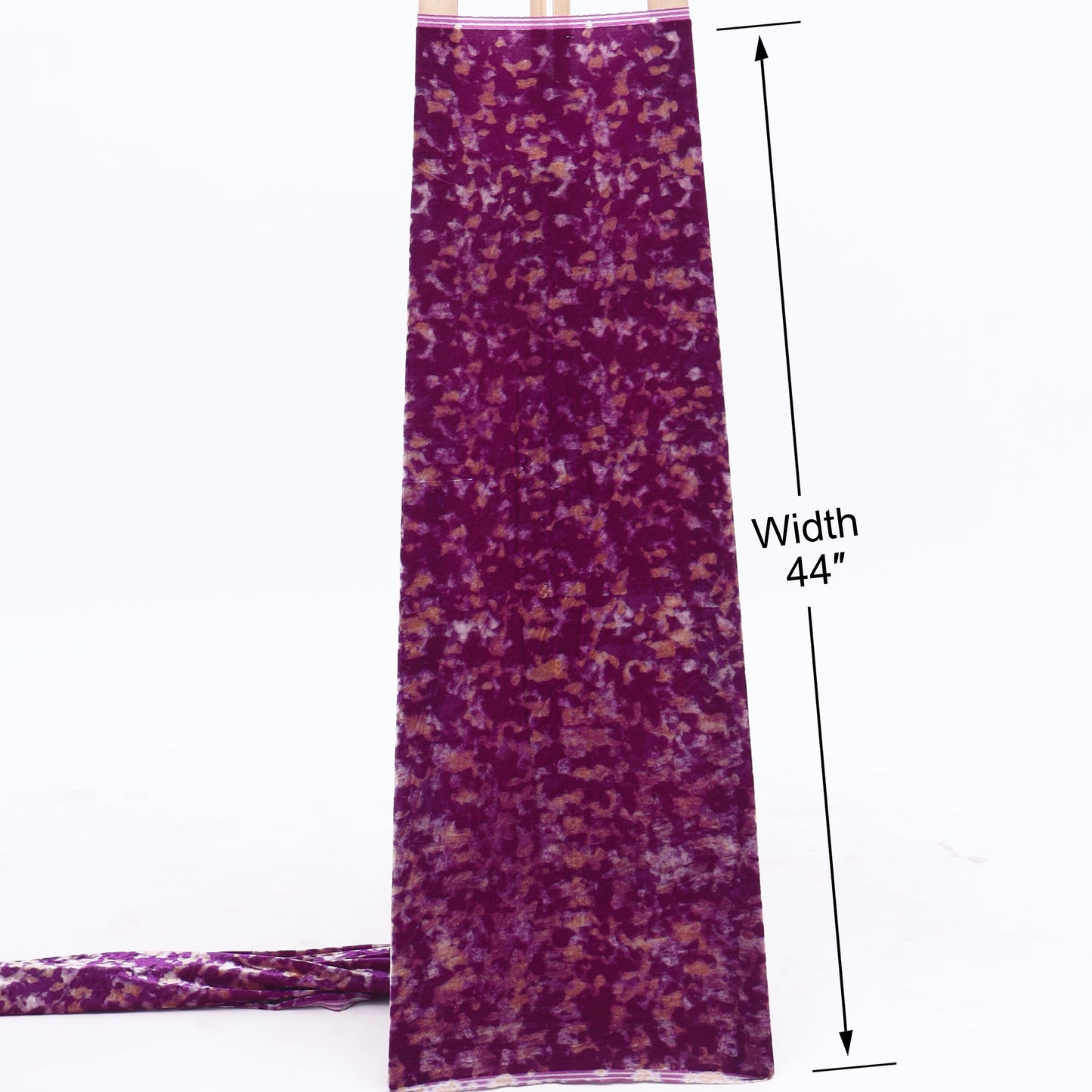 Pure Velvet Fabric Print