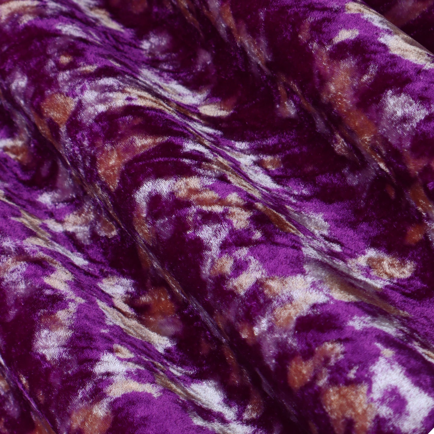 Pure Velvet Fabric Print
