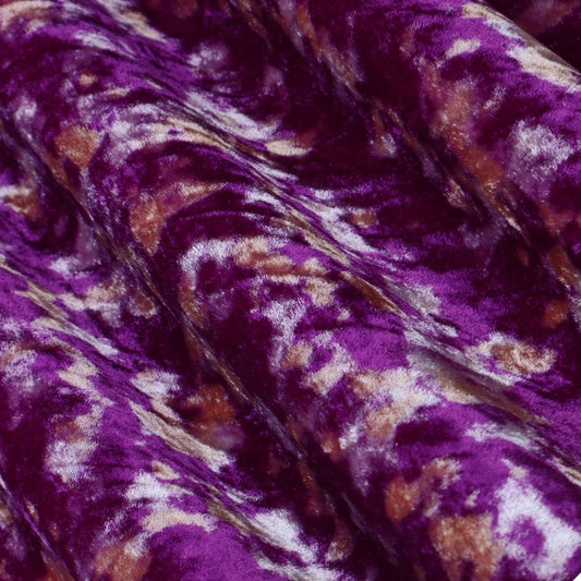 Pure Velvet Fabric Print