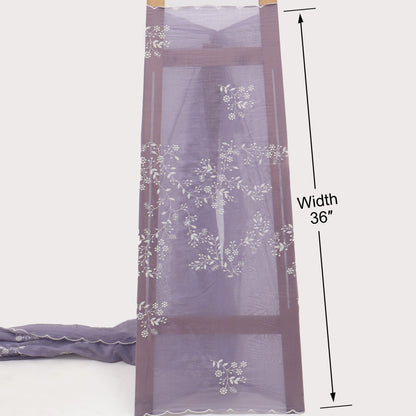 Mul Chanderi Border Embroidery Dupatta