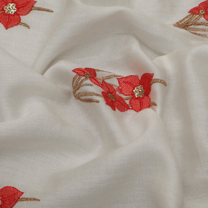 Colored Cotton Embroidery Fabric