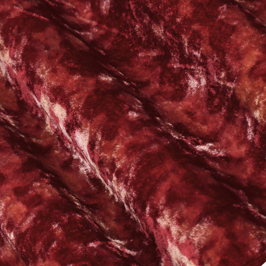 Pure Velvet Print Fabric