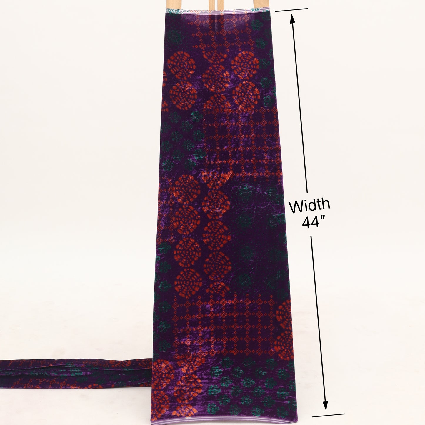 Pure Velvet Print Fabric