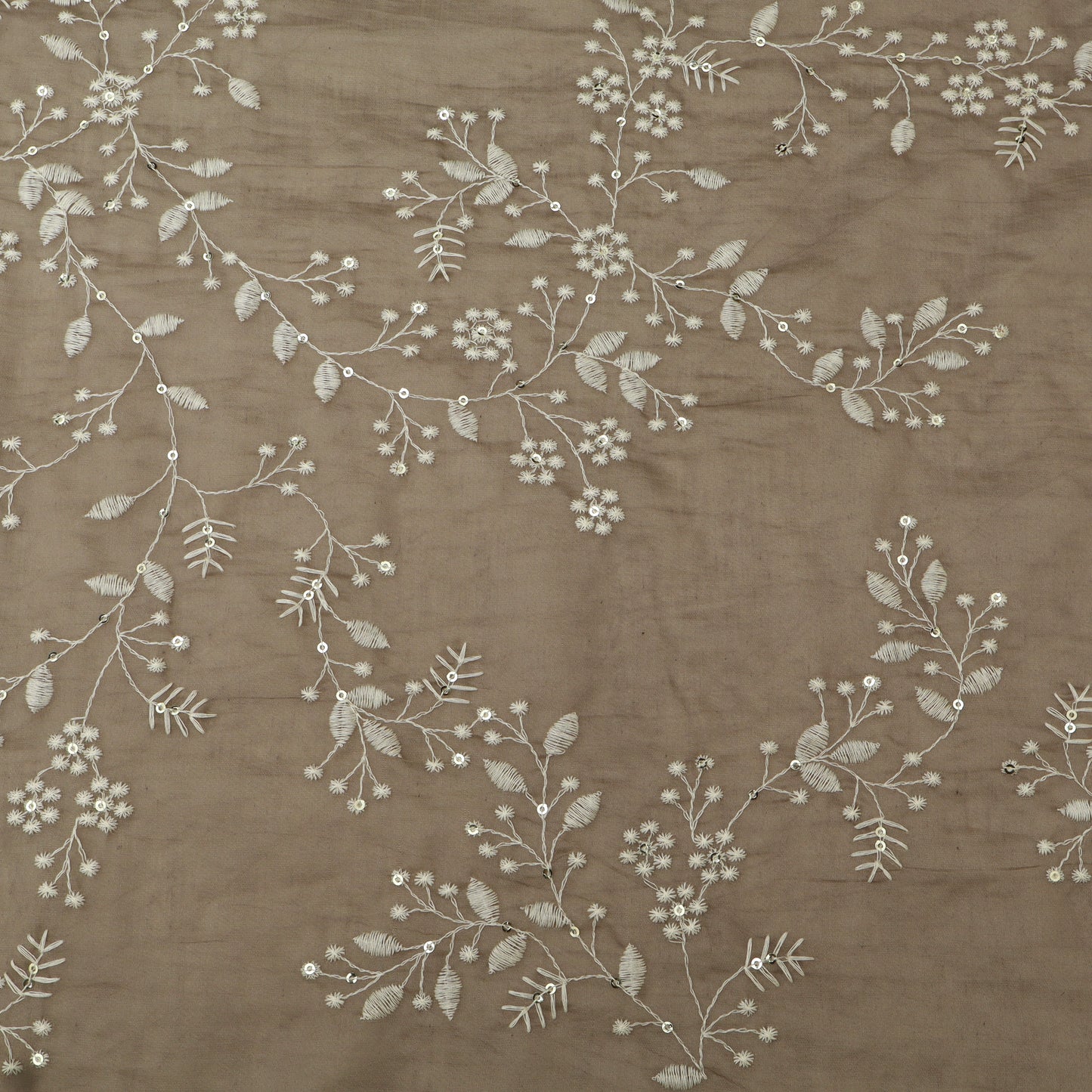 Mul Chanderi Border Embroidery Dupatta