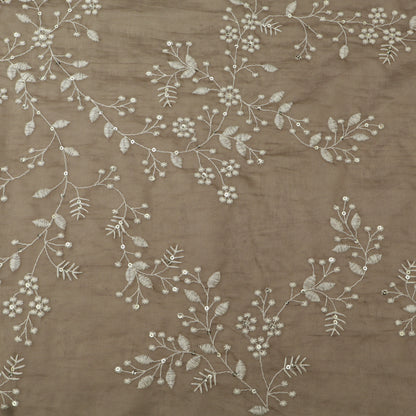 Mul Chanderi Border Embroidery Dupatta