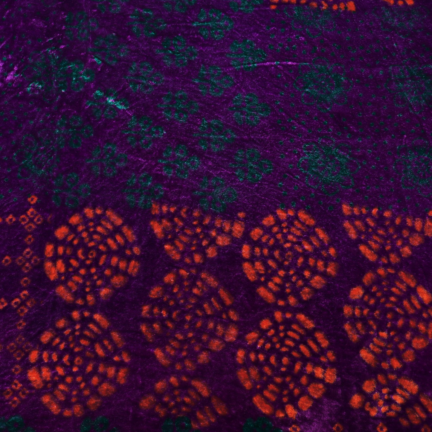 Pure Velvet Print Fabric