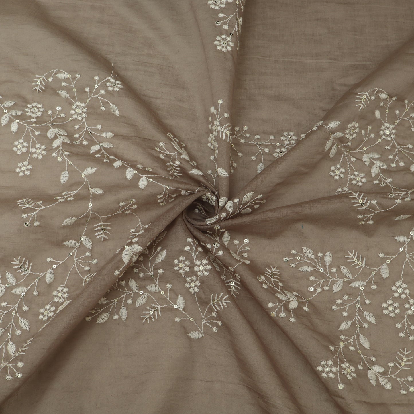 Mul Chanderi Border Embroidery Dupatta