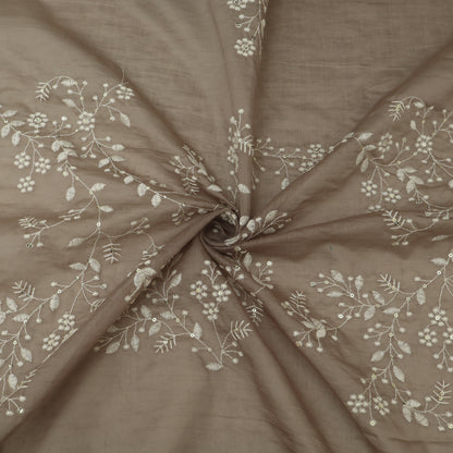 Mul Chanderi Border Embroidery Dupatta