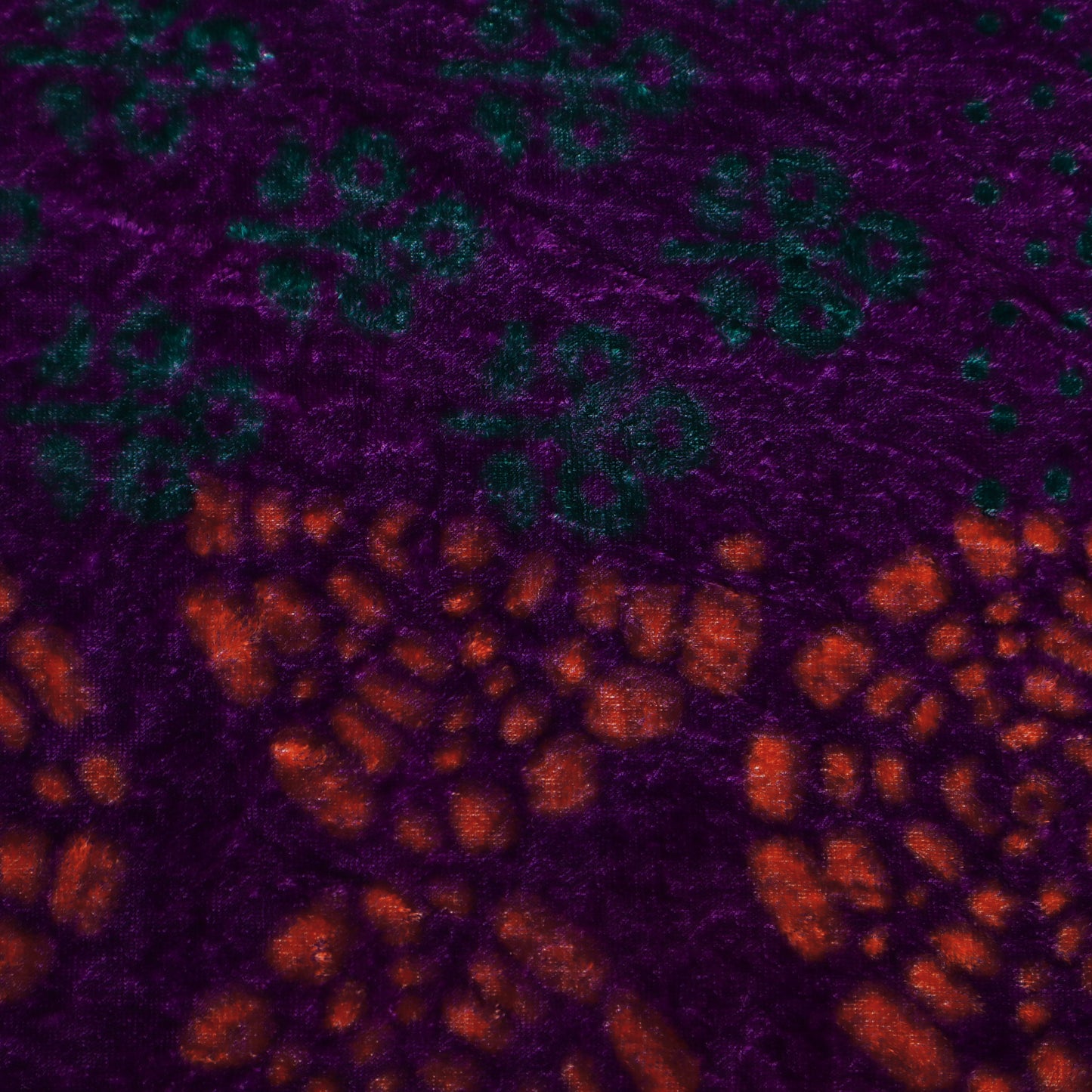 Pure Velvet Print Fabric