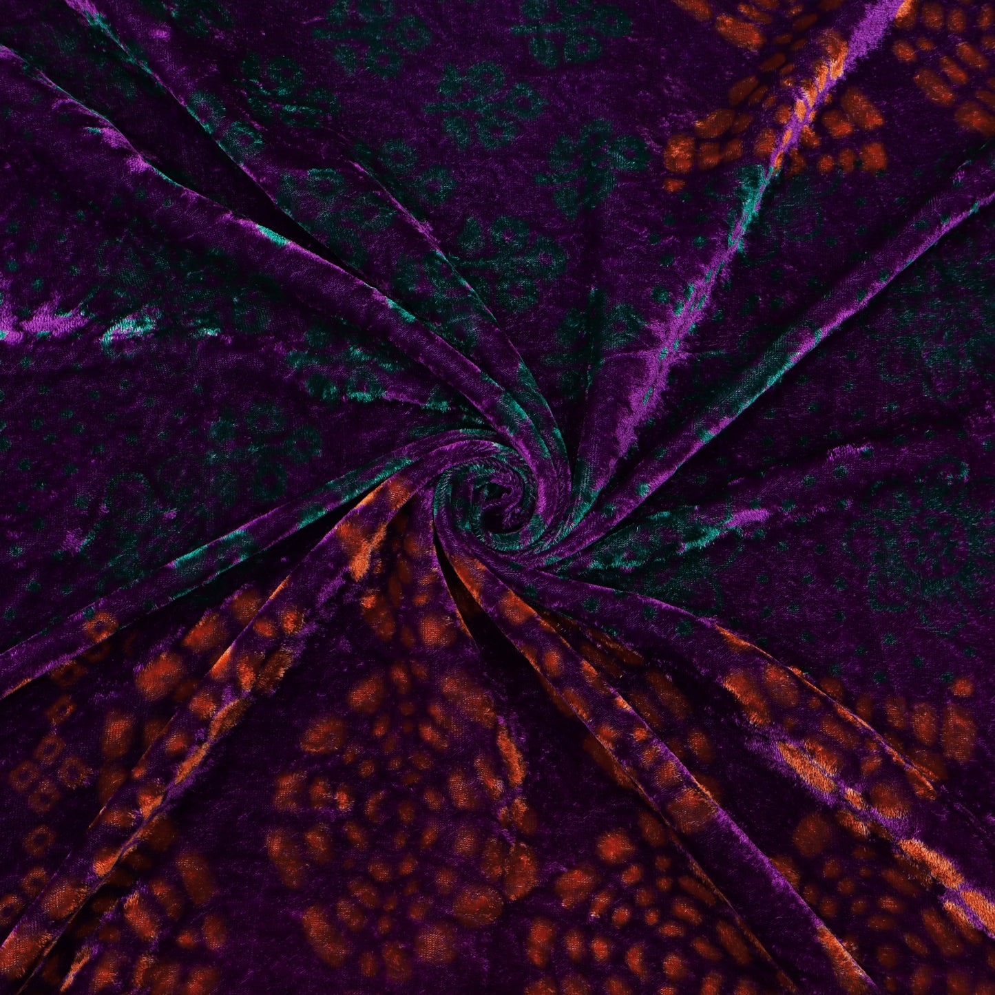 Pure Velvet Print Fabric