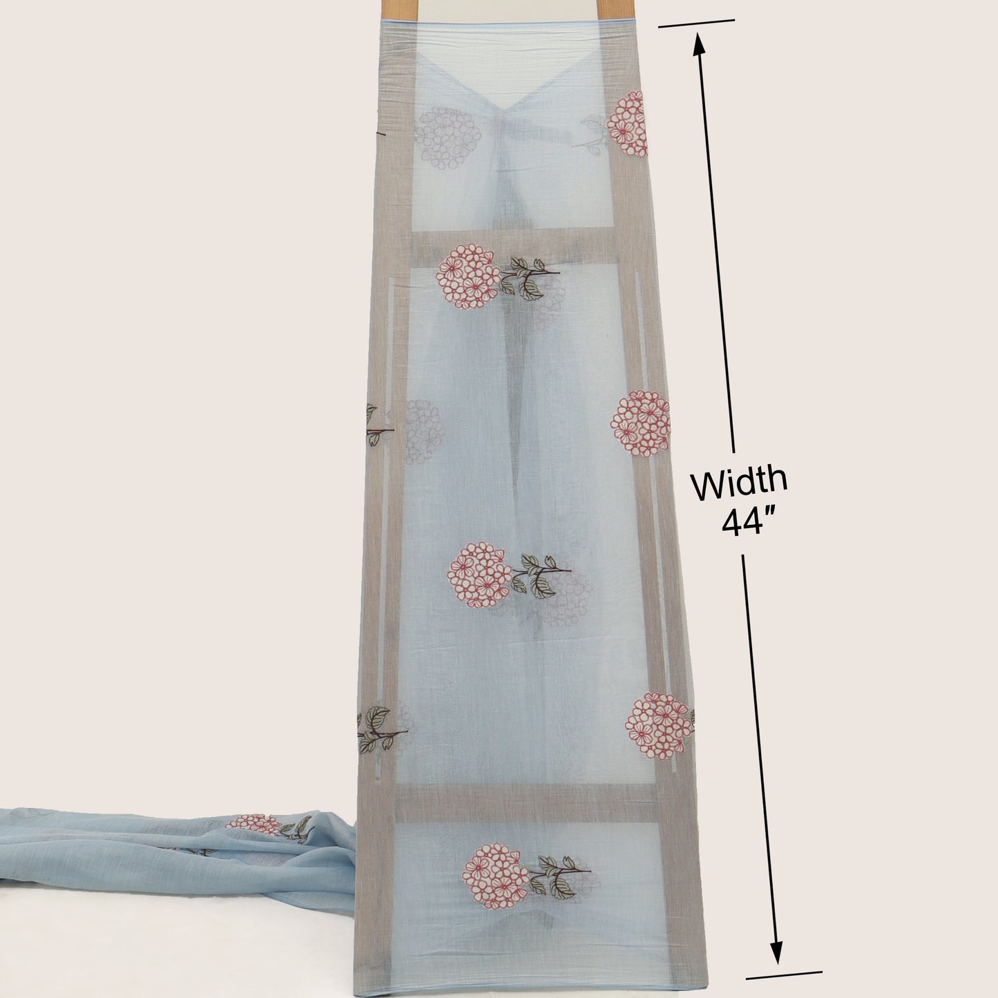 Chanderi Embroidery Fabric