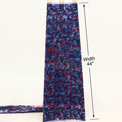 Pure Velvet Print Fabric