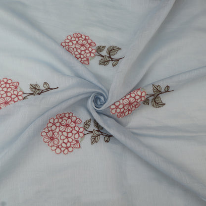 Chanderi Embroidery Fabric