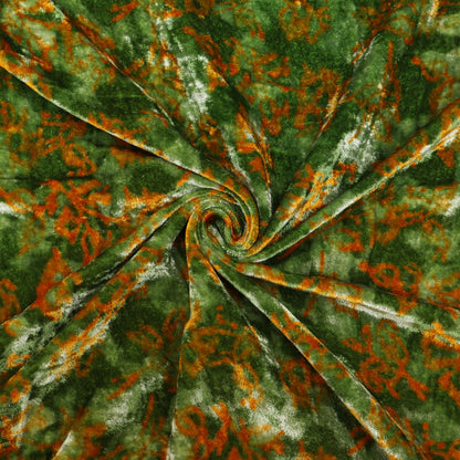 Pure Velvet Print Fabric