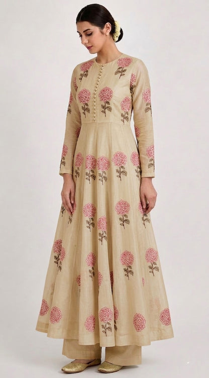 Chanderi Embroidery Fabric