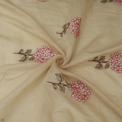 Chanderi Embroidery Fabric
