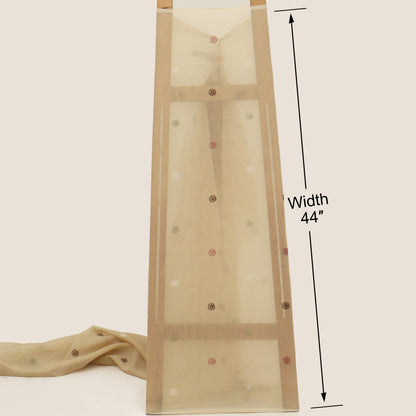Chanderi Embroidery Fabric