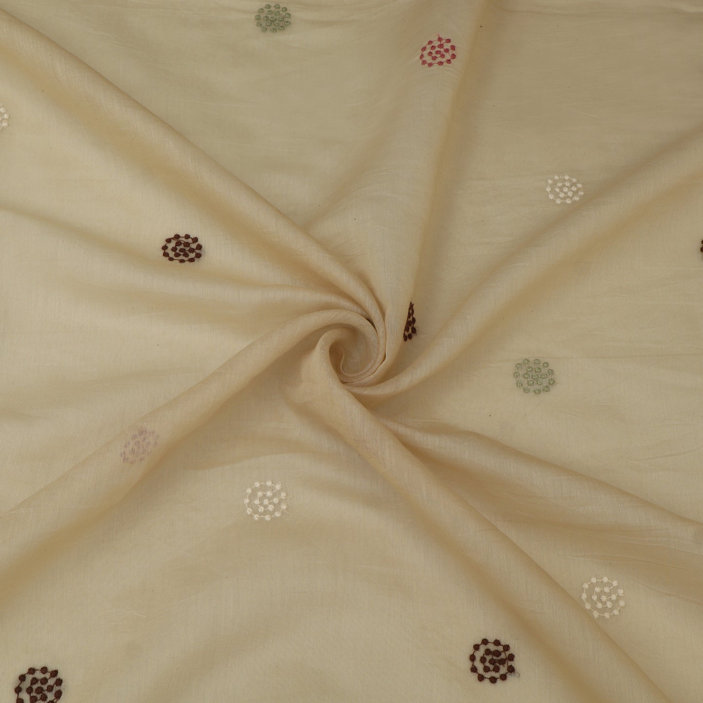 Chanderi Embroidery Fabric