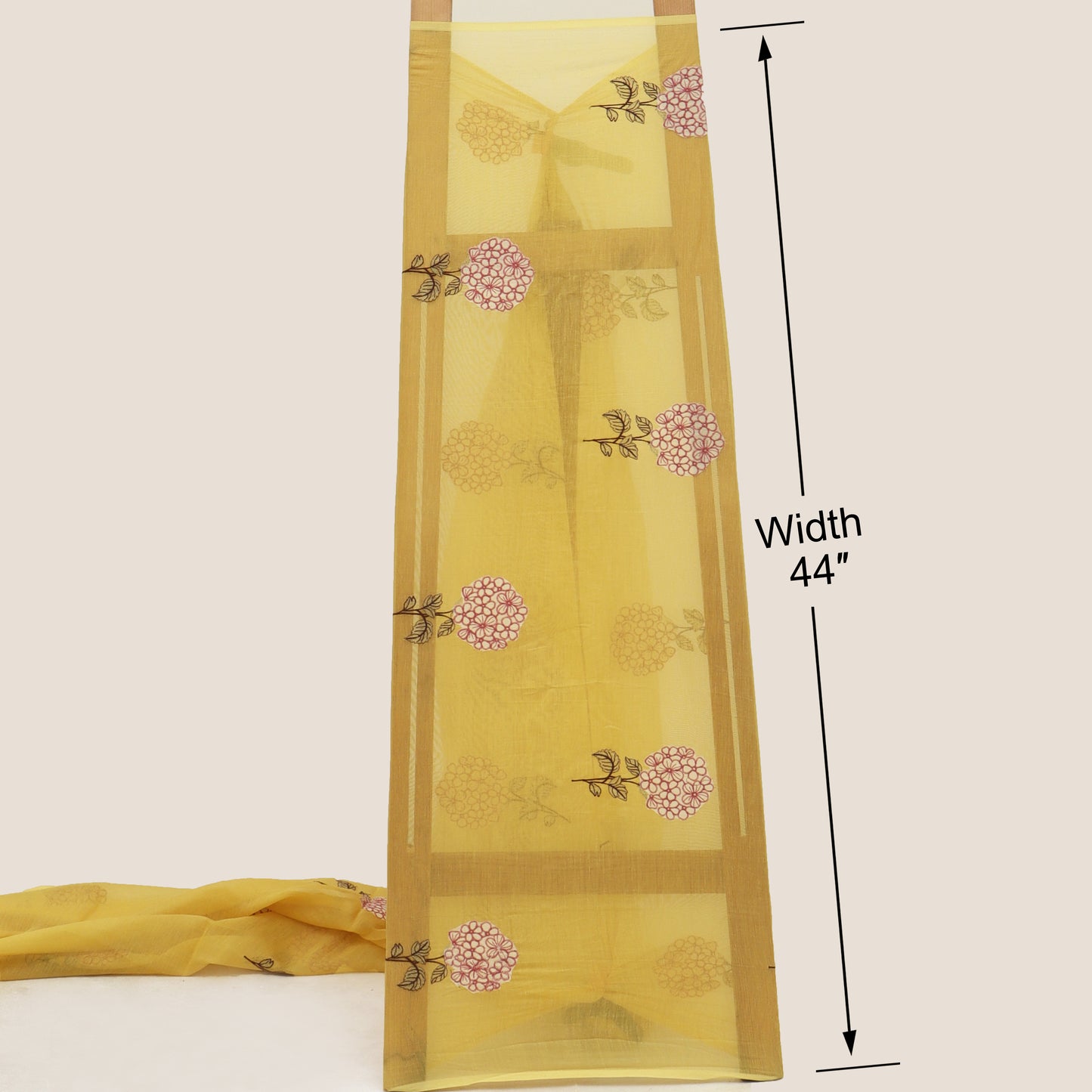 Chanderi Embroidery Fabric