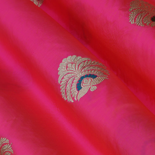 Rani Color Kadwa Meena Brocade Fabric