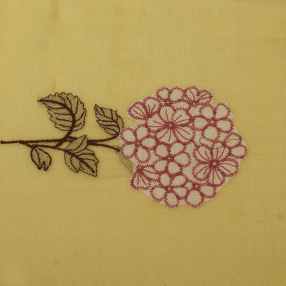Chanderi Embroidery Fabric