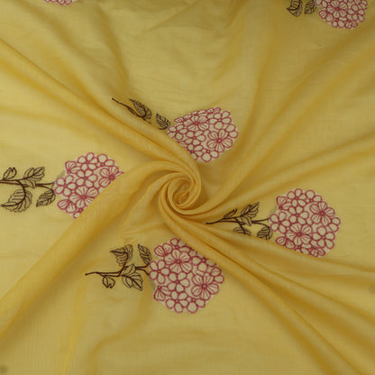Chanderi Embroidery Fabric