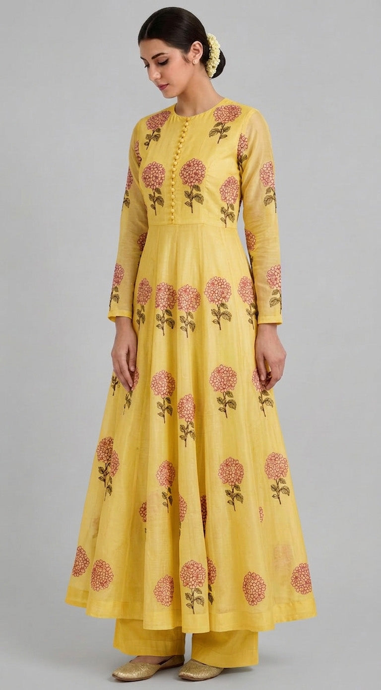 Chanderi Embroidery Fabric