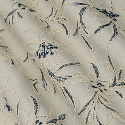Spun Silk Embroidery Fabric