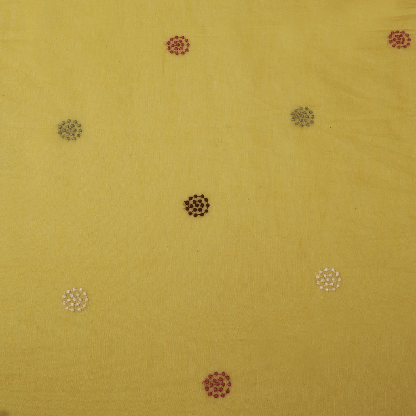 Chanderi Embroidery Fabric