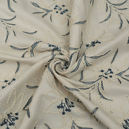 Spun Silk Embroidery Fabric
